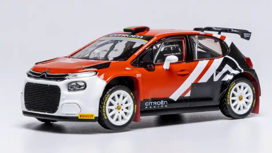 Akció Citroën C3 Rally2 WRC Rally FAFE Test 2025 L. Stroll - N. Pinto