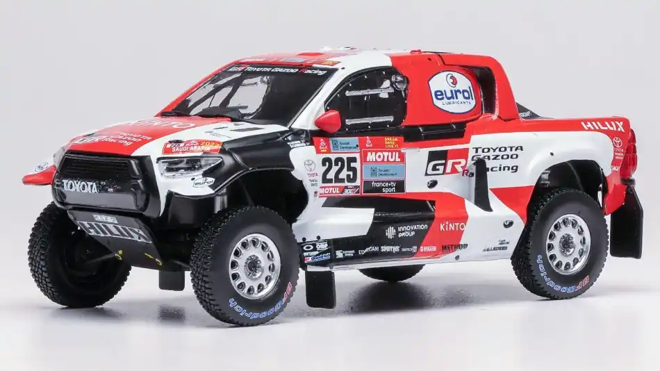 Biztonságos vásárlás Toyota GR DKR Hilux EVO T1+ 225 Dakar 2022 H. Lategan - B.Cummings