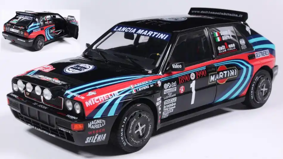 Különleges ajánlat Lancia Delta HF Integrale 1 Tribute to Miki Biason Rally Mont-Carlo