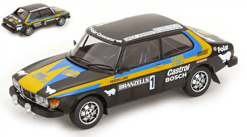 Szuper ajánlat Saab 99 EMS 1 Rally Sweden 1977 P. Eklund - B. Cedeberg