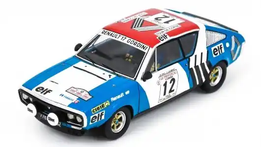Renault R17 Gordini 12 Rally Tour de Corse 1974 J.F. Piot - J. Jaubert Bestseller