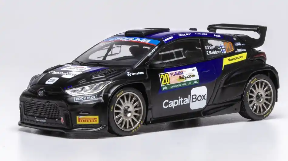 Akció Toyota GR Yaris 20 Rally2 Japan 2024 S. Pajari - E. Mälkönen
