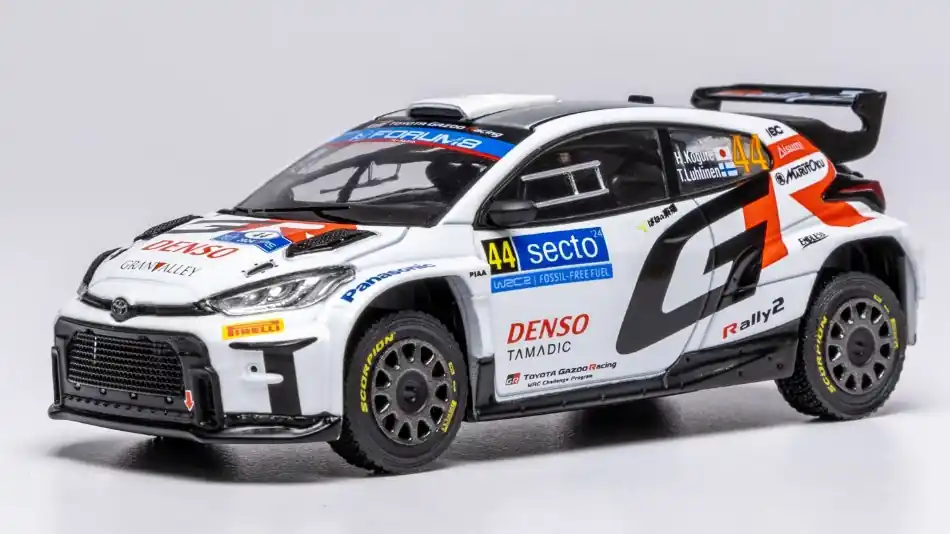 Toyota GR Yaris 44 Rally2 Finland 2024 H. Kogure - T. Luhtinen Expressz kézbesítés