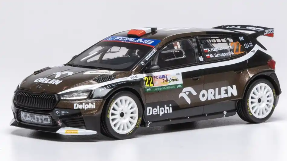 Skoda Fabia 22 Rally2 Japan 2024 K. Kajetanowicz - M. Szczepaniak Outlet