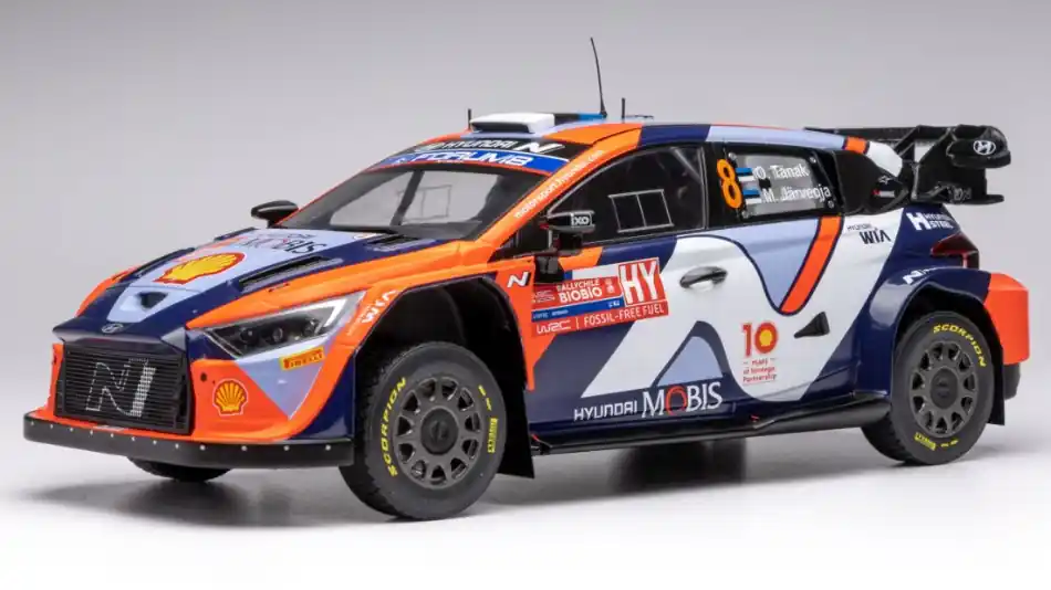 Hyundai i20 N 8 Rally1 Chile 2024 O. Tänak - M. Järveoja Legnépszerűbb