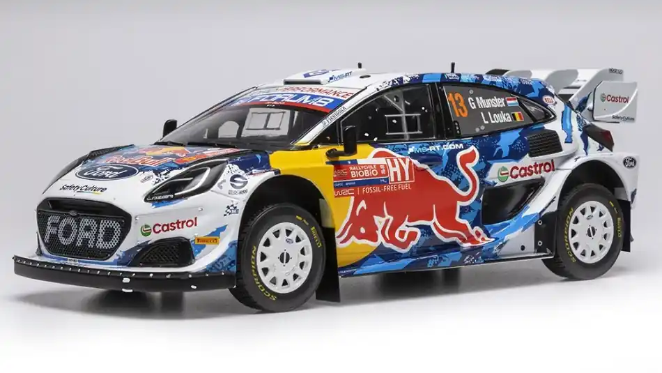 Szuper ajánlat Ford Puma 13 Rally1 Chile 2024 G. Munster - L. Louka