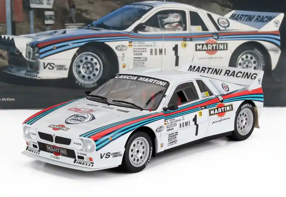 Expressz szállítás Lancia 037 1 Rally Monte-Carlo győztes 1983 W. Röhrl - C. Geistdörfer