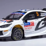 Vásárlói kedvenc Toyota GR Yaris WRC 5 Rally Finland 2024 S. Pajari - E. Mälkönen