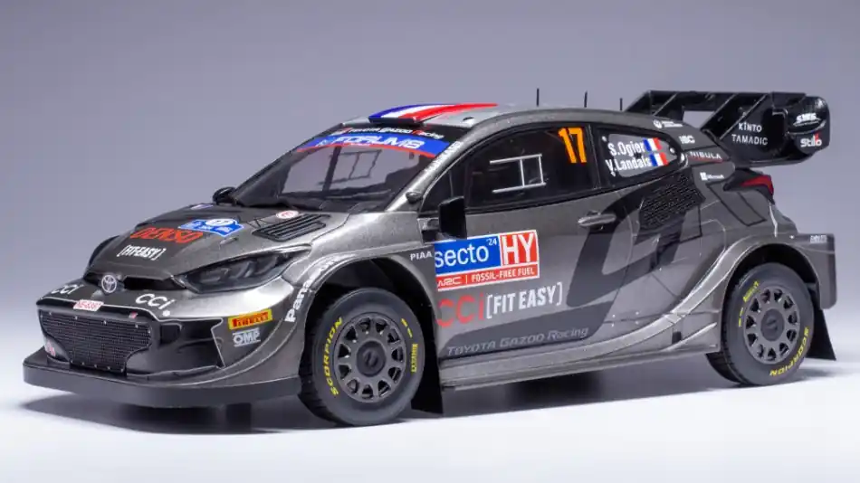 Legnépszerűbb Toyota GR Yaris WRC 17 Rally Finland 2024 S. Ogier - V. Landais