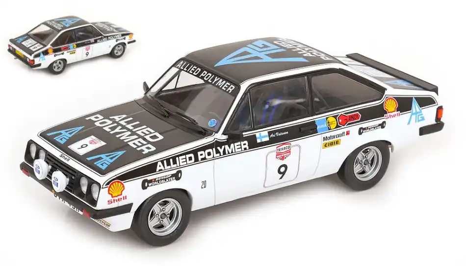 Ford Escort MkII RS 2000 9 Rally Tour of Great-Britain 1977 modellautó Bestseller