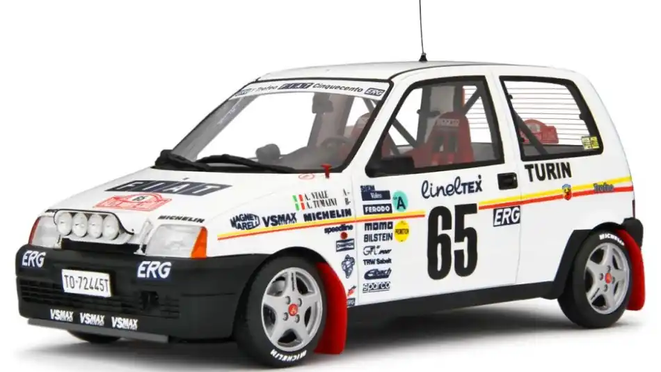 Fiat Cinquecento 65 Trofeo rally Monte-Carlo 1993 modellautó Vásárlói kedvenc