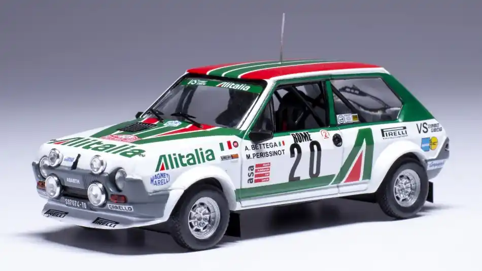 Vásárlói kedvenc Fiat Ritmo 75 Abarth 20 Rally Monte-Carlo 1979 A. Bettega - M. Perissinot