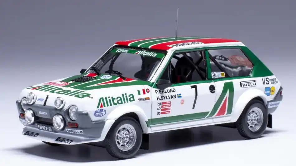 Kedvezmény Fiat Ritmo 75 Abarth 7 Rally Monte-Carlo 1979 P. Eklund - H. Sylvan