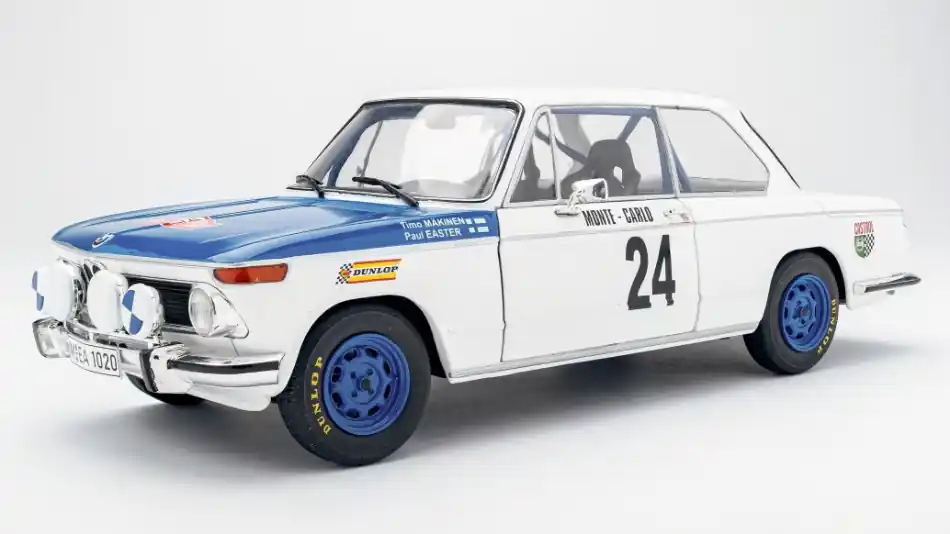 Expressz szállítás BMW 2002ti (éjszakai) n.24 Rally Monte-Carlo 1969 T. Mäkinen - P. Easter