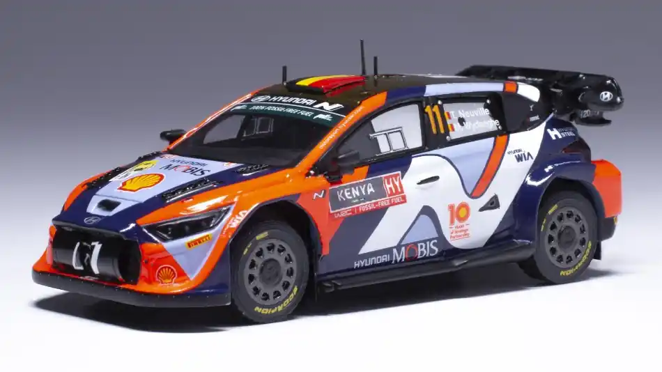 Hyundai i20 N WRC n.11 Safari rally Kenya 2024 T. Neuville - M. Wydaeghe Szuper ajánlat
