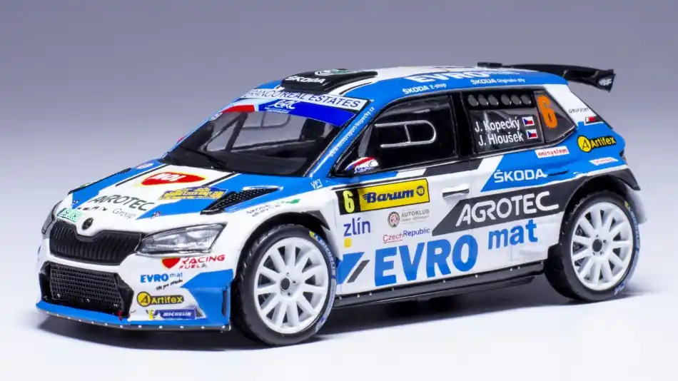 Gyors szállítás Skoda Fabia Rally2 E n.6 Barum rally 2021 J. Kopecky - J. Hlousek