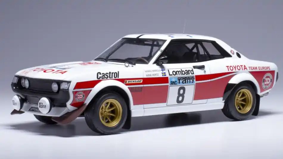 Toyota Celica 2000 GT n.8 RAC rally 1977 H. Mikkola - A. Hertz Vedd meg most