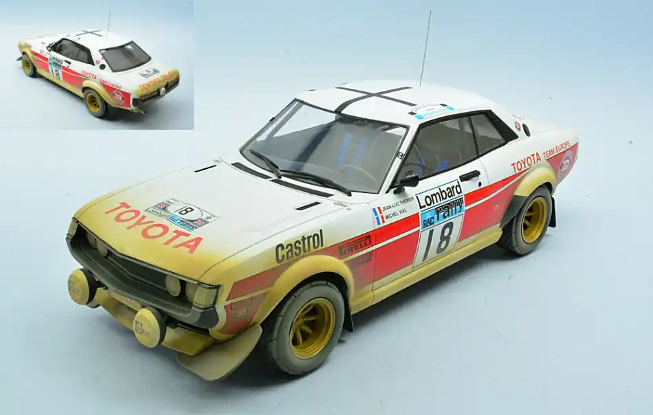 Toyota Celica 2000 GT (Ra21) n.18 RAC rally 1977 J.C. Therier - M. Vial Olcsó