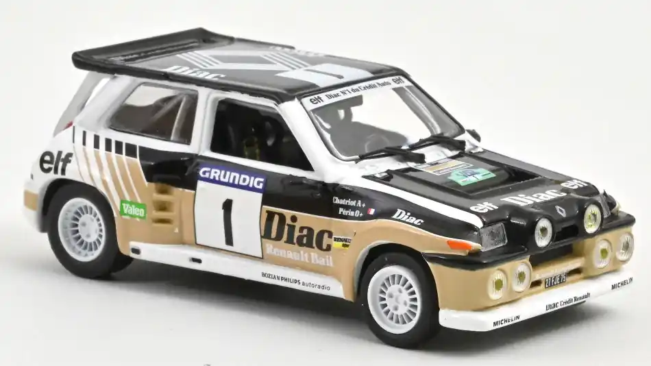 Csak ma Renault R5 Maxi Turbo n.1 Rally du Var 1986 F. Chatriot - M. Perin