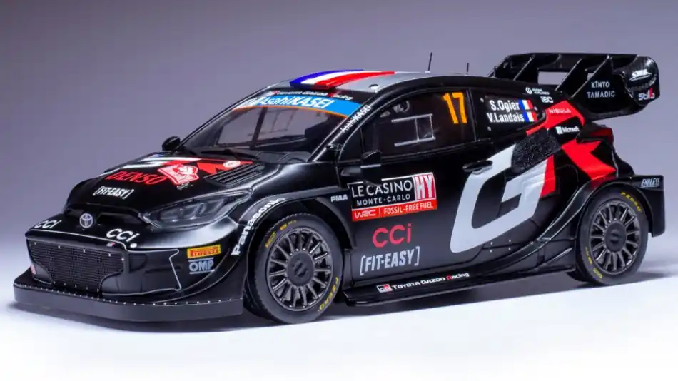 Toyota Yaris WRC n.17 Rally Monte-Carlo 2024 S. Ogier - V. Landais Azonnali szállítás