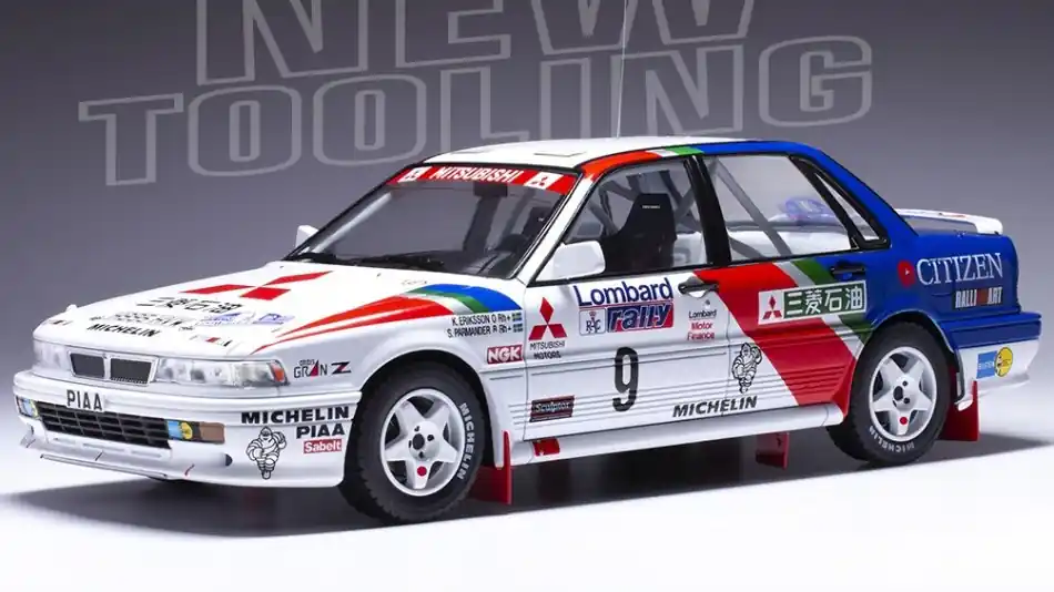 Mitsubishi Galant VR-4 n.9 RAC Rally 1990 K. Eriksson - S. Parmander Szuper akció