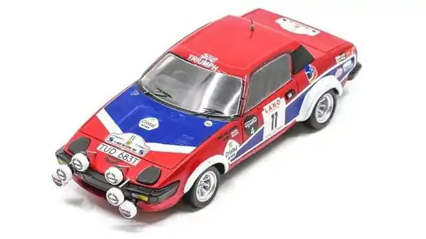 Akció Triumph TR7 n.11 Ypres rally 1980 T. Pond - F. Gallagher