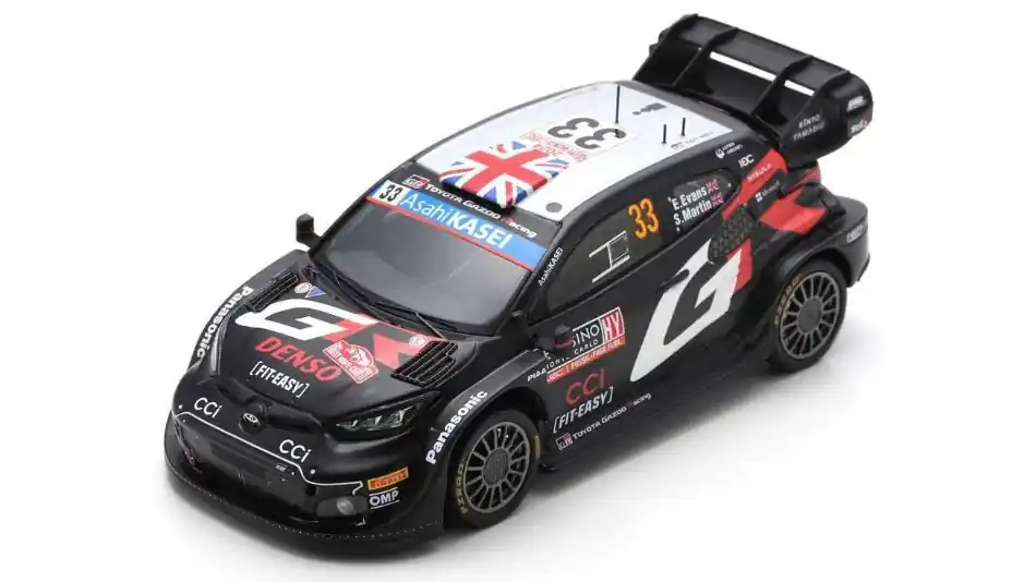 Végkiárusítás Toyota Yaris GR n.33 Rally Monte-Carlo 2024 E. Evans - M. Scott