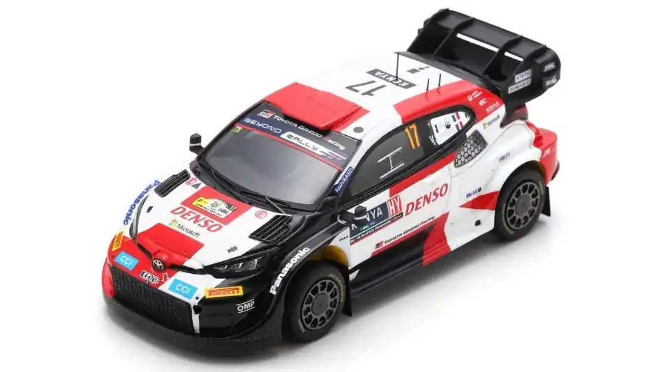 Toyota Yaris GR n.17 Rally Safari 2023 S. Ogier -V. Landais Biztonságos vásárlás