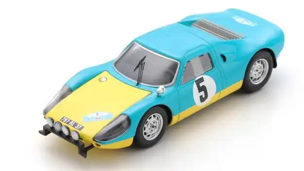 Árengedmény Porsche 904 GTS n.5 Rally D‘elbeuf győztes 1967 P. Farjon