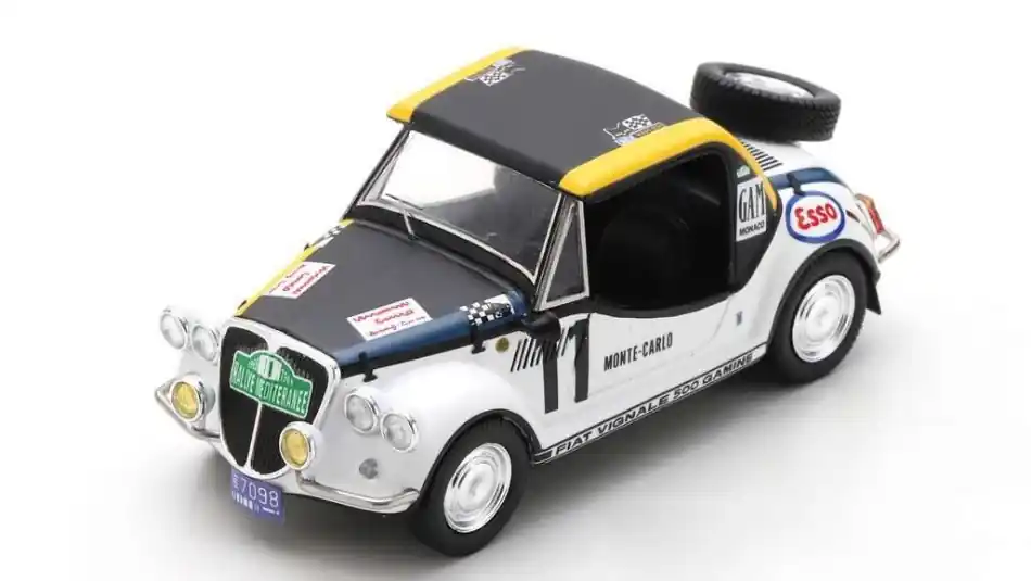 Fiat 500 Vignale Gamine n.11 Rally Monte-Carlo 1969 R.F. Dulbecco - Y. le Graverend Árengedmény