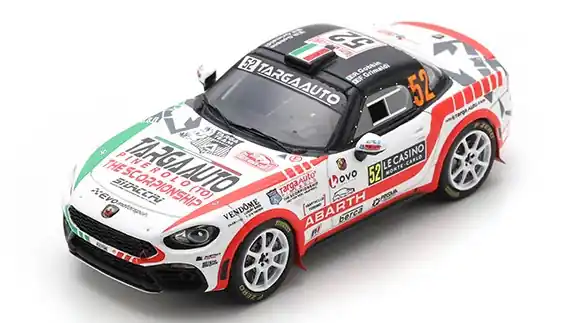 Abarth 124 RGT n.52 Rally Monte-Carlo 2022 R. Gobbin - F. Grimaldi Különleges ajánlat