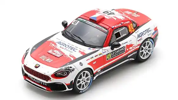 Expressz kézbesítés Abarth 124 RGT n.49 Rally Monte-Carlo 2022 M. Rada - J. Jugas
