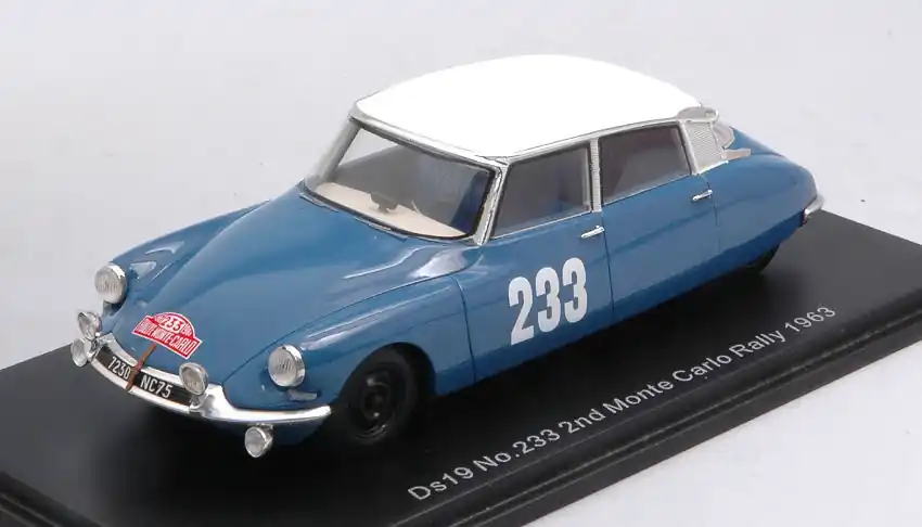 Citroën DS 19 n.233 Monte-Carlo 1963 P. Toivonen - A. Jarvi Népszerű