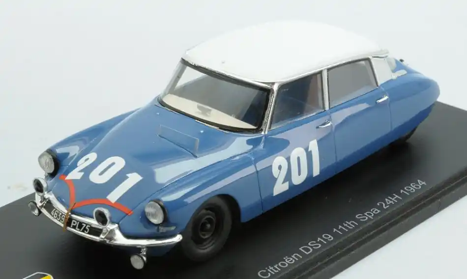 Citroën DS 19 n.201 24h Spa 1964 G. Verrier - A. Bertaut Azonnali szállítás