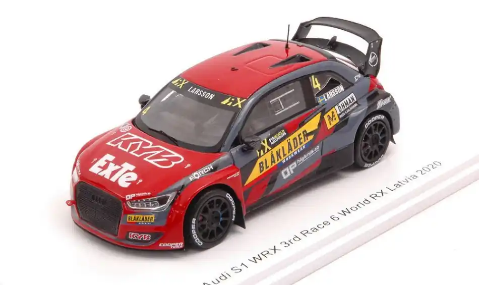 Árcsökkenés Audi S1 WRX n.4 Race 6 World RX Latvia 2020 R. Larsson