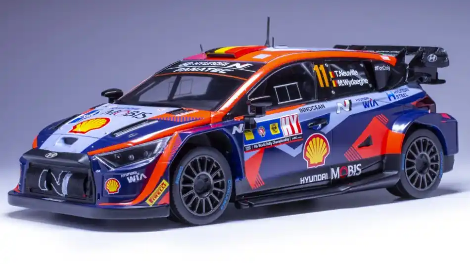 Hyundai i20 N WRC n.11 Central European Rally 2023 T. Neuville - M. Wydaeghe Azonnali szállítás