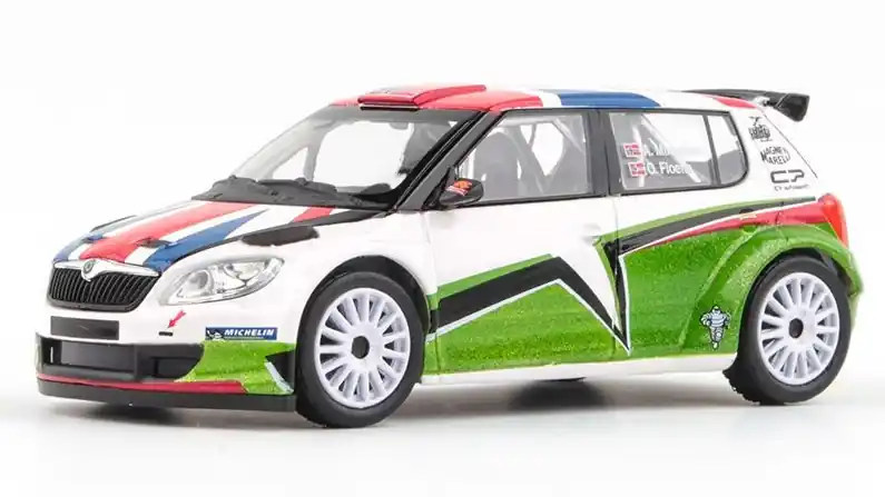 Azonnali szállítás Skoda Fabia 2 FL S2000 n.0 Skoda Motorsport UK Design 2011 A. Mikkelsen - O. Floene