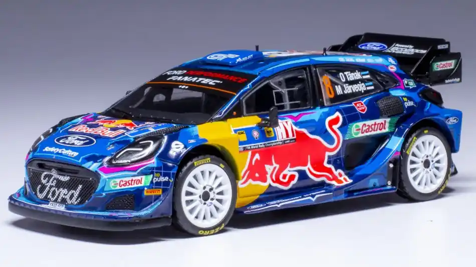 Ford Puma WRC n.8 Chile Rally 2023 O. Tanak - M. Järveoja Expressz kézbesítés