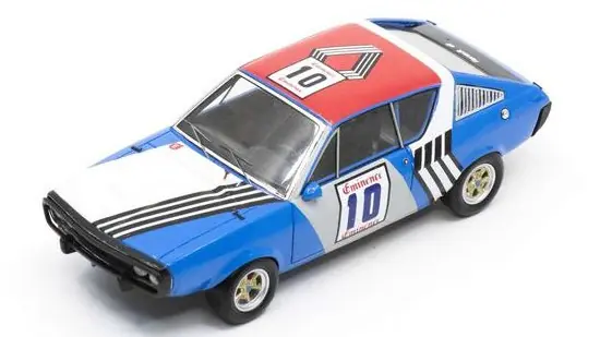 Renault R17 n.10 Ronde Cevenole 1973 J.P. Nicolas Expressz szállítás