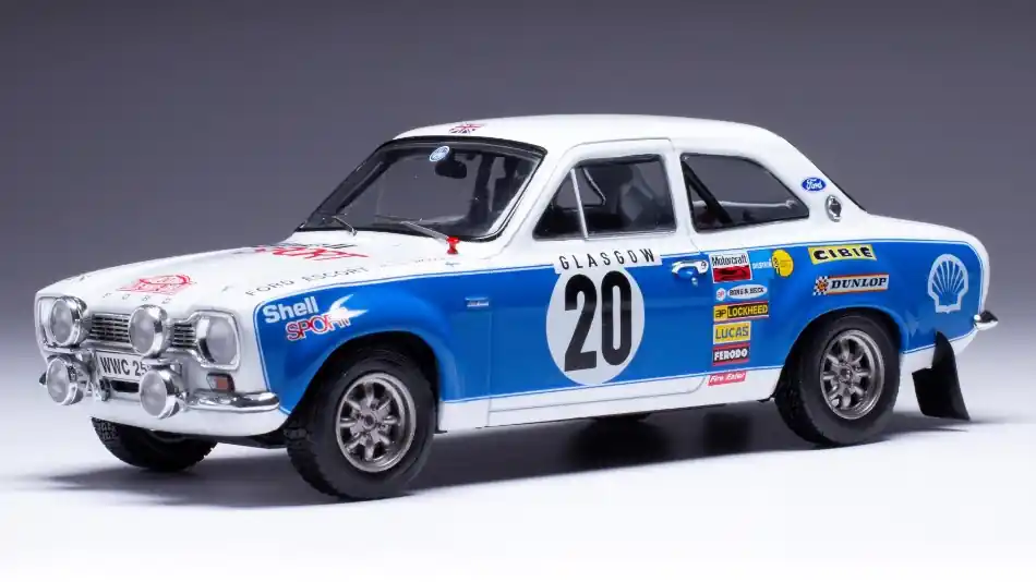 Gyors kiszállítás Ford Escort Mk1 RS 1600 n.20 Rally Monte-Carlo 1973 H. Mikkola - J. Porter