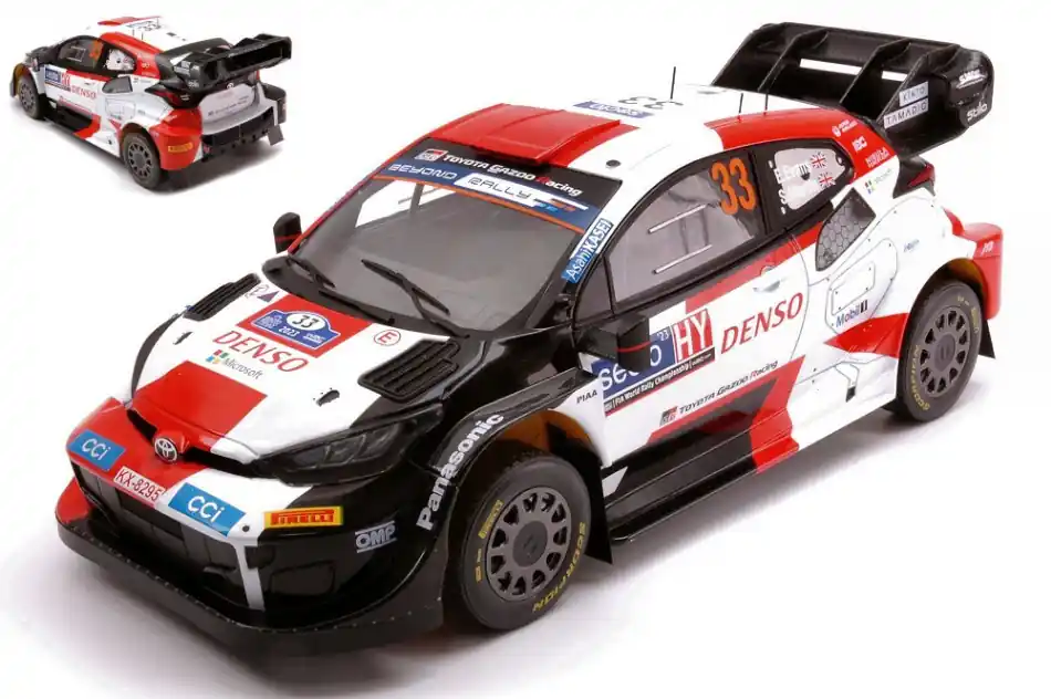 Toyota Yaris GR Hybrid n.33 Finland rally 2023 E. Evans - S. Martin Utolsó esély