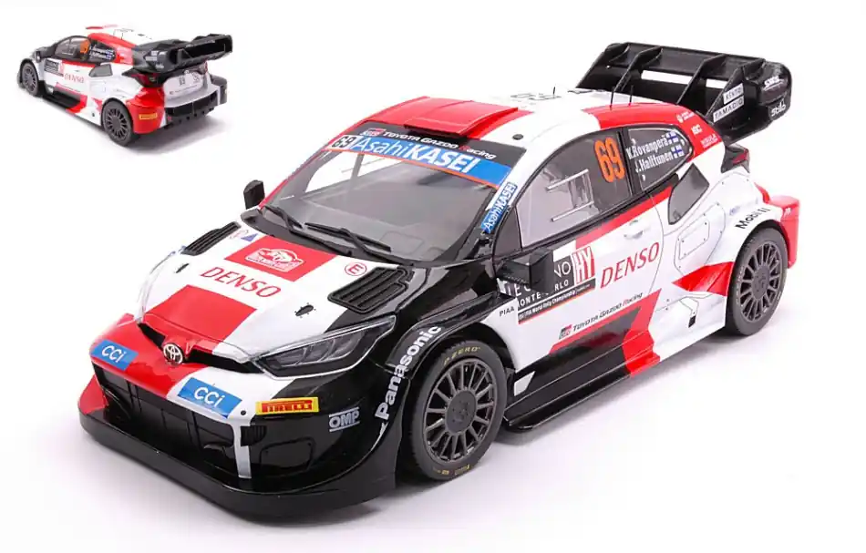 Legjobb ár Toyota Yaris GR Hybrid n.69 Rally Monte-Carlo 2023 K. Rovanpera - J. Halttunen
