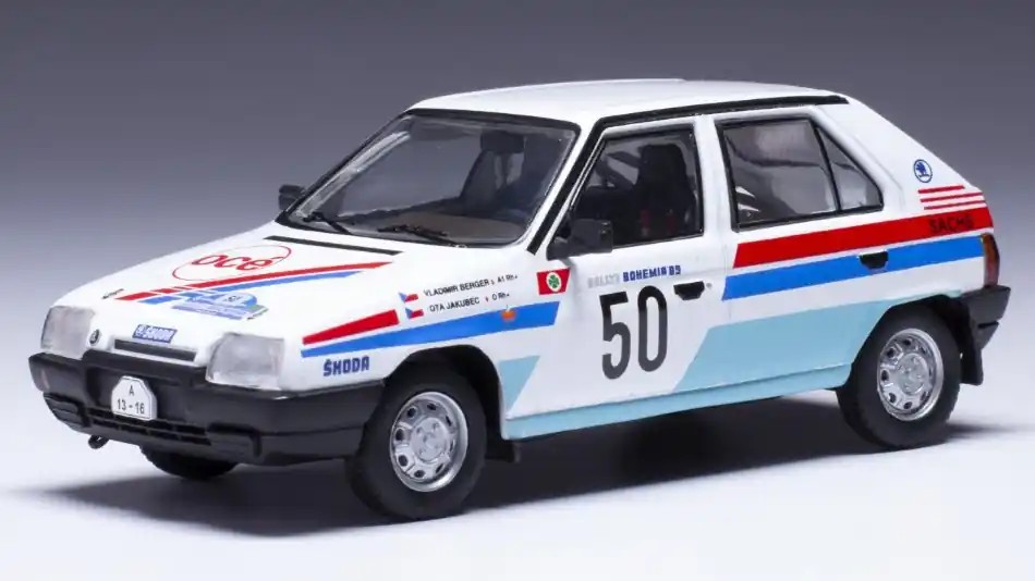 Rendeld meg most Skoda Favorit 136L n.50 Rally Bohemia 1989 V. Berger - O. Jakubec
