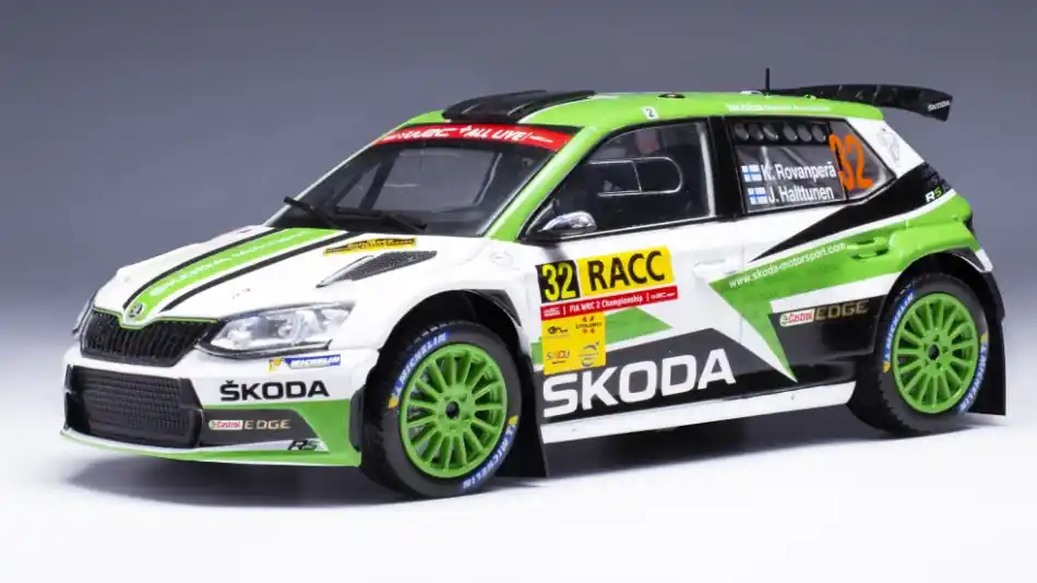 Skoda Fabia R5 n.32 Rally Catalunya 2018 K. Rovanpera - J. Halttunen Gyors szállítás