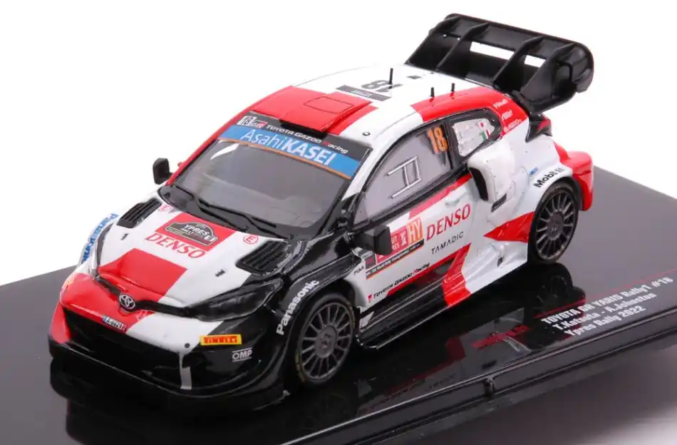 Akció Toyota Yaris GR n.18 Rally Ypern 2022 T. Katsuta - A. Johnston