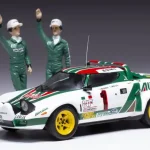 Exkluzív ajánlat Lancia Stratos HF n.1 Rally Monte-Carlo1977 S. Munari - S. Maiga figurákkal