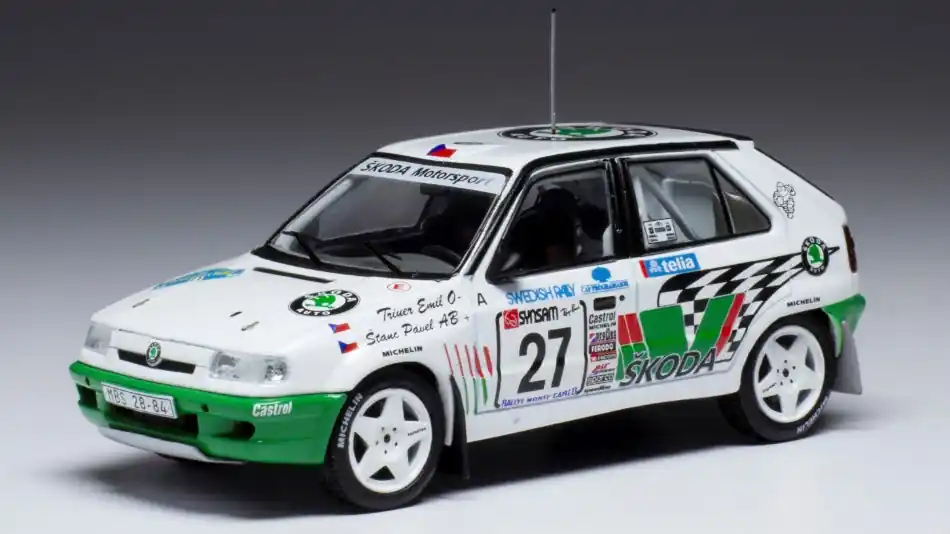 Skoda Felicia n.27 Rally Sweden 1995 E. Triner - P. Stanc Rendeld meg most