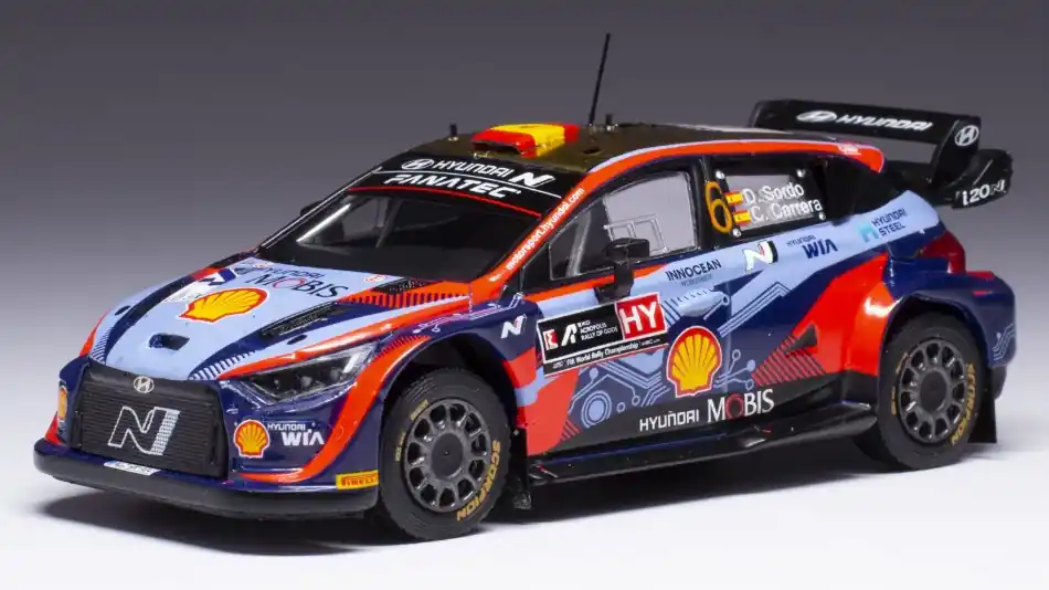 Szezonális akció Hyundai i20 N WRC n.6 Acropolis rally 2022 D. Sordo - C. Carrera