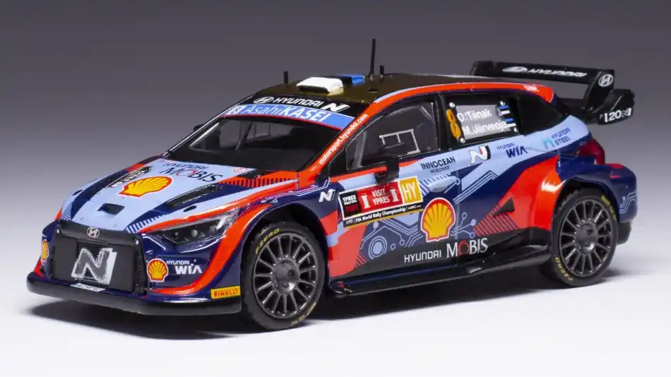 Utolsó esély Hyundai i20 N WRC n.8 Ypres rally 2022 T. Tanak - M. Jarveoja