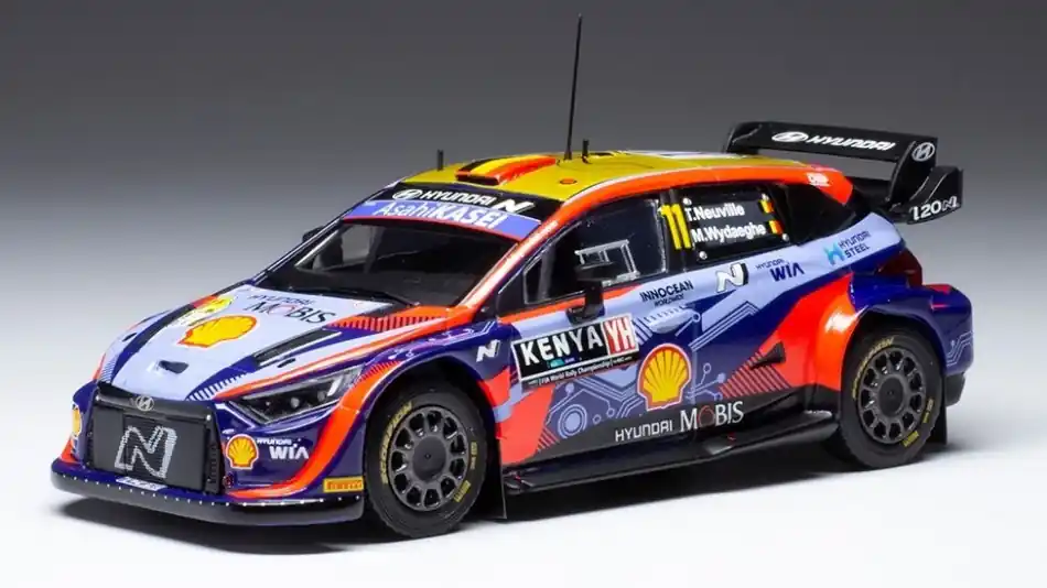 Gyors szállítás Hyundai i20 n.11 Safari rally 2022 T. Neuville - M. Wydaeghe